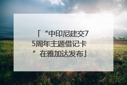 “中印尼建交75周年主题借记卡”在雅加达发布