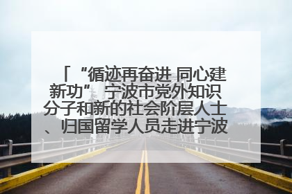 “循迹再奋进 同心建新功” 宁波市党外知识分子和新的社会阶层人士、归国留学人员走进宁波舟山港穿山港区