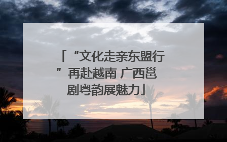 “文化走亲东盟行”再赴越南 广西邕剧粤韵展魅力