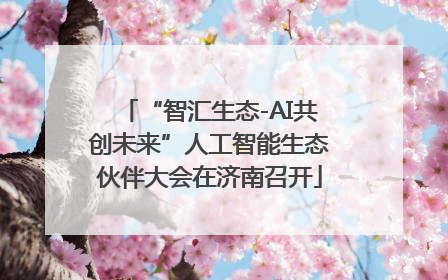 “智汇生态-AI共创未来”人工智能生态伙伴大会在济南召开
