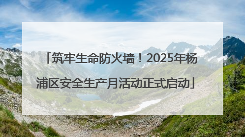 筑牢生命防火墙！2025年杨浦区安全生产月活动正式启动
