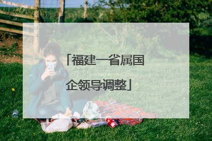 福建一省属国企领导调整