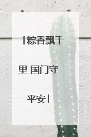 粽香飘千里 国门守平安