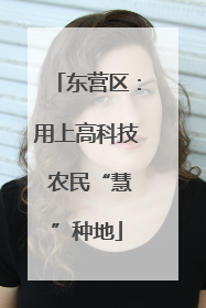 东营区：用上高科技 农民“慧”种地
