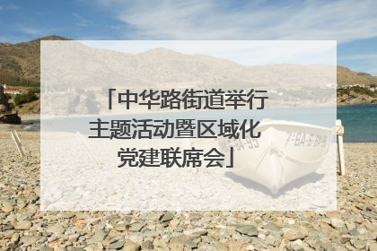 中华路街道举行主题活动暨区域化党建联席会