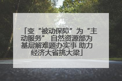 变“被动保障”为“主动服务” 自然资源部为基层解难题办实事 助力经济大省挑大梁