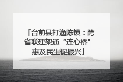 台前县打渔陈镇：跨省联建架通“连心桥” 惠及民生促振兴