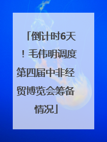 倒计时6天！毛伟明调度第四届中非经贸博览会筹备情况