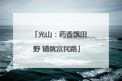 光山：药香飘田野 铺就富民路
