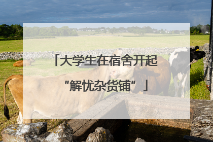 大学生在宿舍开起“解忧杂货铺”