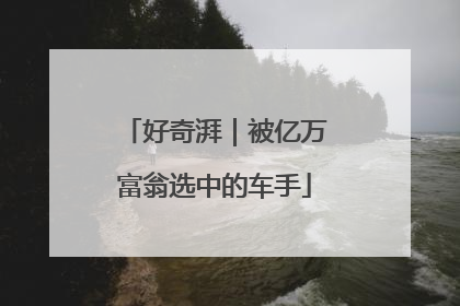 好奇湃｜被亿万富翁选中的车手
