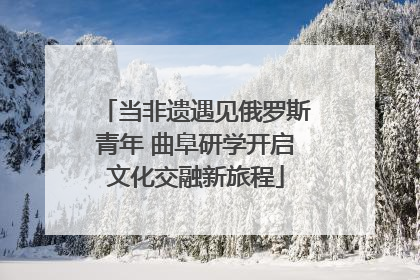 当非遗遇见俄罗斯青年 曲阜研学开启文化交融新旅程