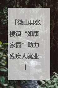 微山县张楼镇“如康家园”助力残疾人就业