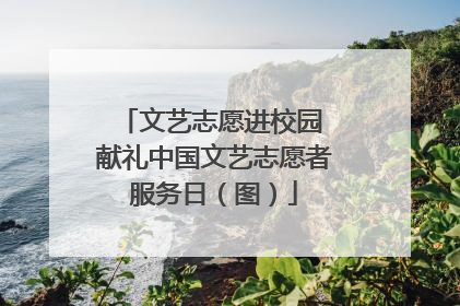 文艺志愿进校园 献礼中国文艺志愿者服务日（图）