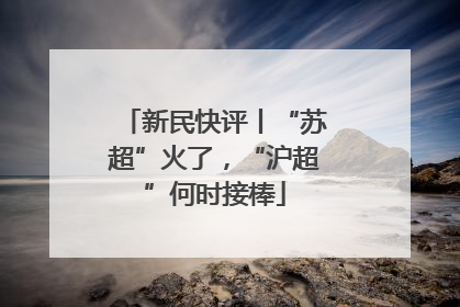 新民快评丨“苏超”火了，“沪超”何时接棒