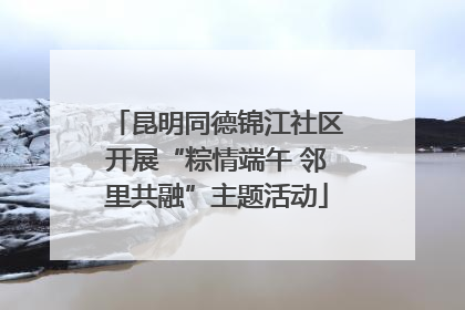 昆明同德锦江社区开展“粽情端午 邻里共融”主题活动