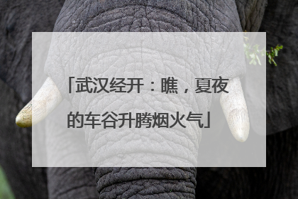 武汉经开：瞧，夏夜的车谷升腾烟火气
