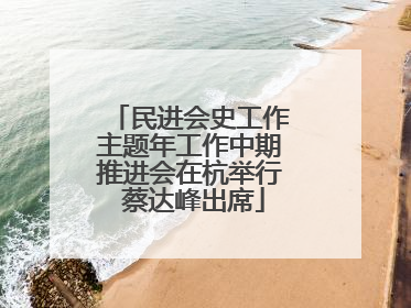 民进会史工作主题年工作中期推进会在杭举行 蔡达峰出席