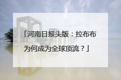 河南日报头版：拉布布为何成为全球顶流？