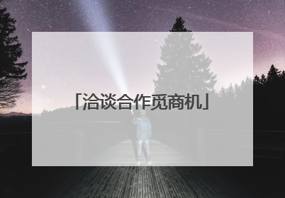 洽谈合作觅商机