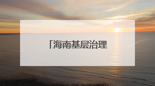 海南基层治理研究院揭牌