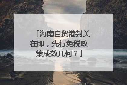 海南自贸港封关在即，先行免税政策成效几何？