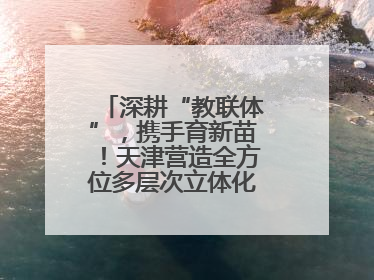 深耕“教联体”，携手育新苗！天津营造全方位多层次立体化育人环境→