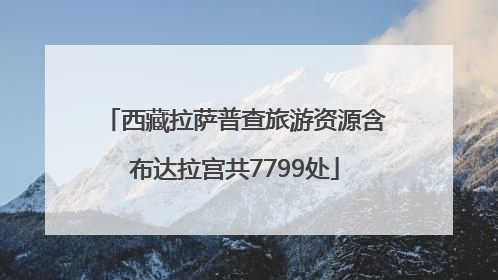西藏拉萨普查旅游资源含布达拉宫共7799处