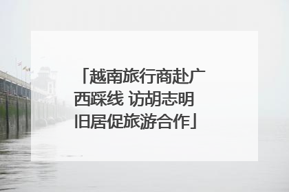 越南旅行商赴广西踩线 访胡志明旧居促旅游合作