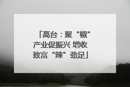 高台：聚“椒”产业促振兴 增收致富“辣”劲足