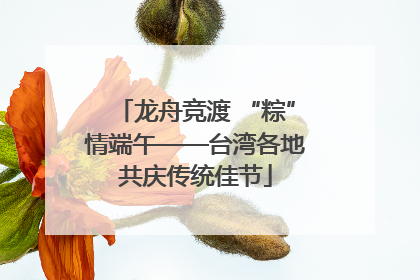 龙舟竞渡 “粽”情端午——台湾各地共庆传统佳节