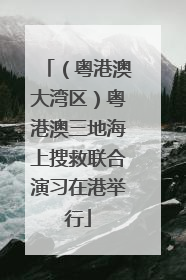 （粤港澳大湾区）粤港澳三地海上搜救联合演习在港举行