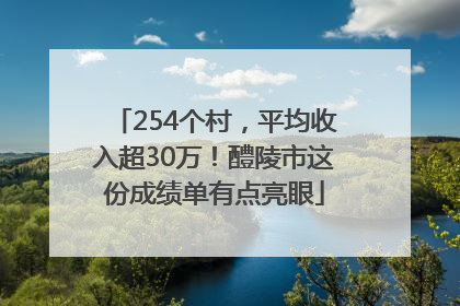 254个村，平均收入超30万！醴陵市这份成绩单有点亮眼